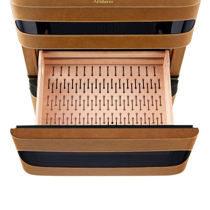 Afidano L5 Leather Cigar Humidor | 1200-1500 Ct.