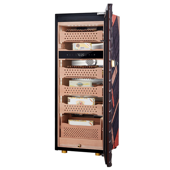 Afidano C5 Canvas Cigar Humidor | 1200-1500 Ct.