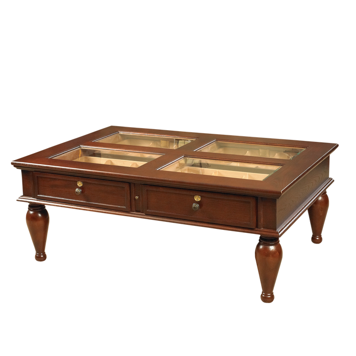 Humidor Supreme Coffee Table Humidor – 400 Cigar Capacity