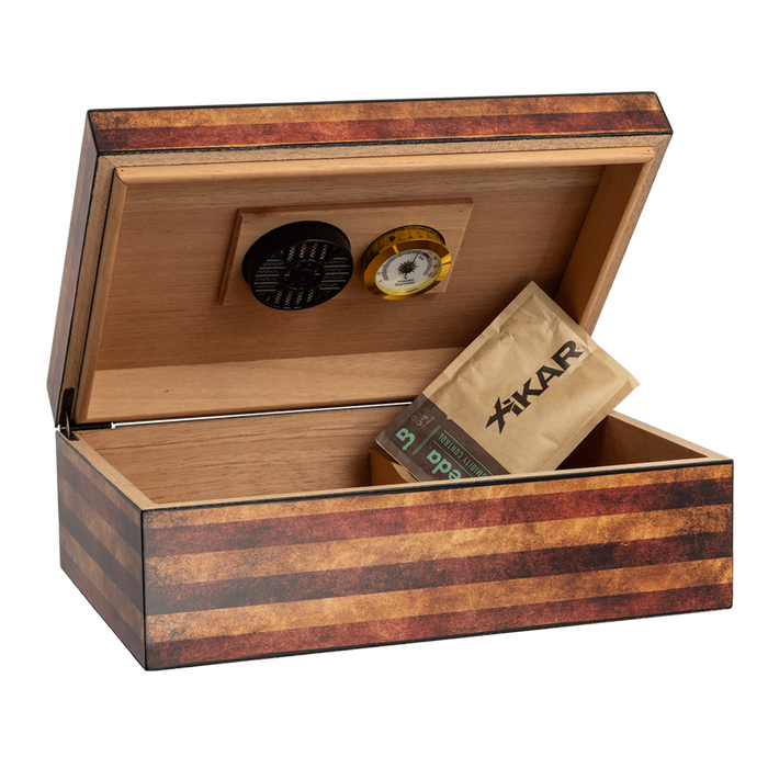 Humidor Supreme Old Glory Humidor – Timeless Cigar Storage for Connoisseurs