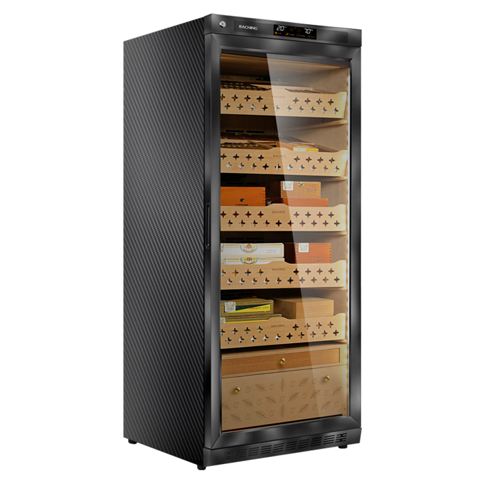 Raching MON1800A Luxury Climate-Controlled Cigar Cabinet | 800-900 Cigars Capacity