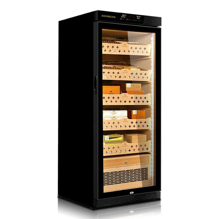 Raching MON1800A Luxury Climate-Controlled Cigar Cabinet | 1000-1200 Capacity