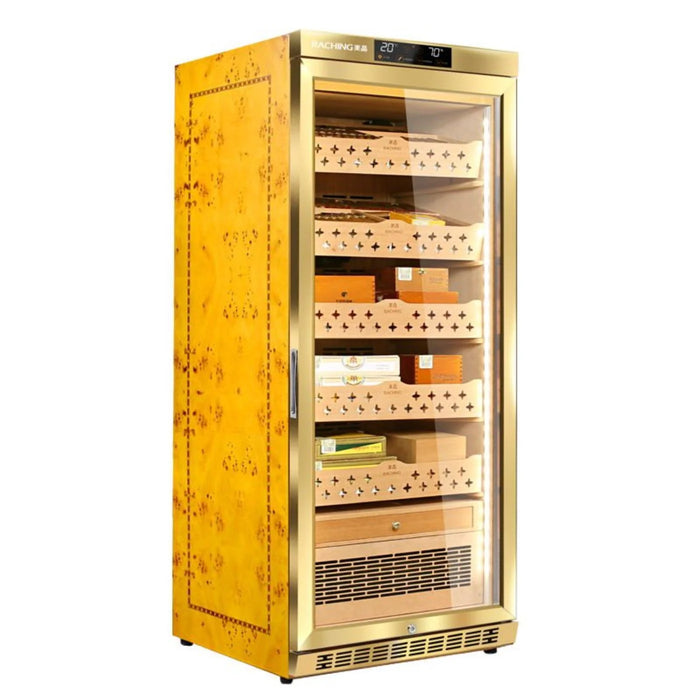 Raching MON1800A Luxury Climate-Controlled Cigar Cabinet | 1000-1200 Capacity