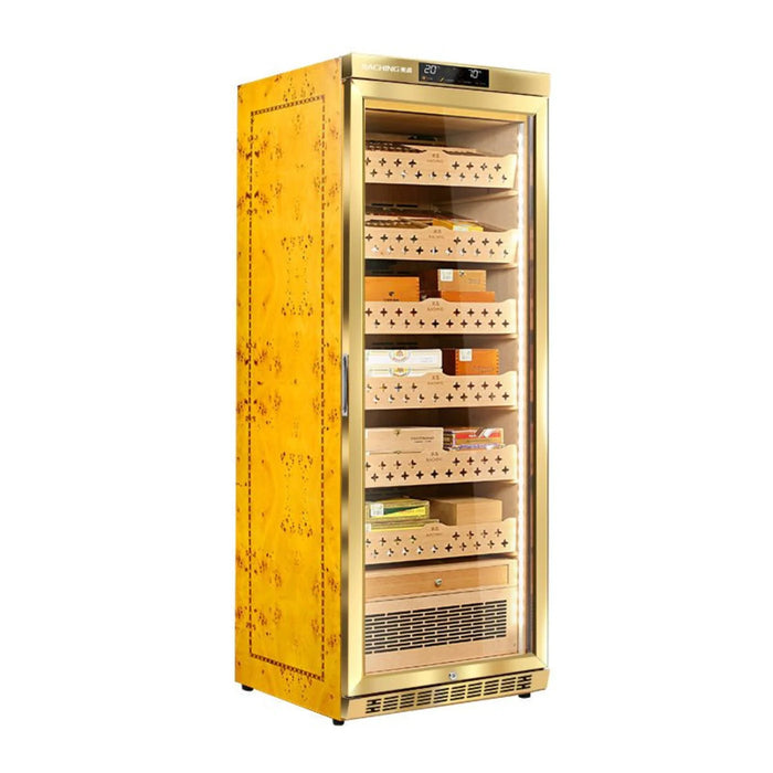 Raching MON2800A Luxury Climate-Controlled Cigar Cabinet | 1200-1500 Capacity