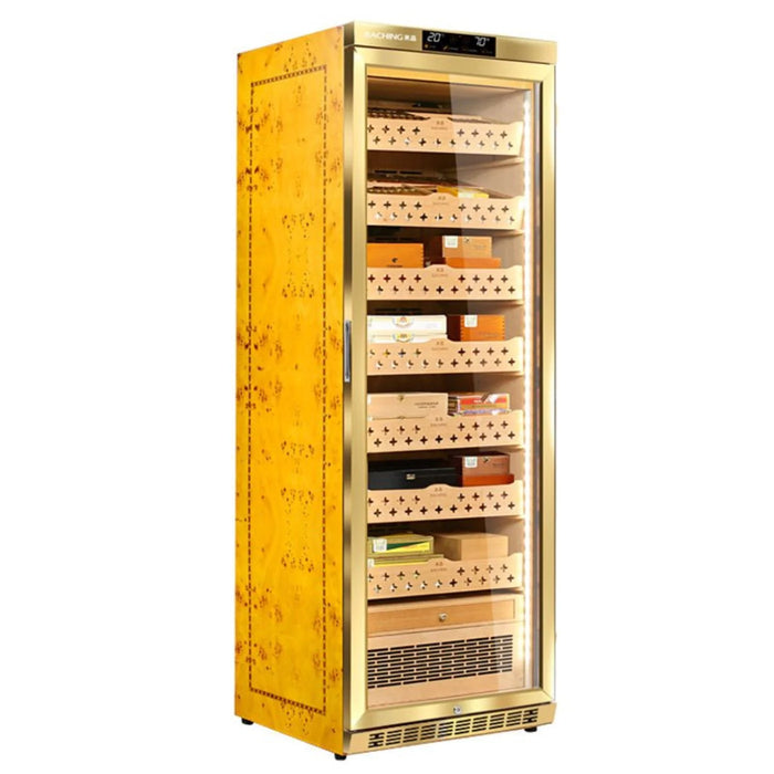 Raching MON3800A Luxury Climate-Controlled Cigar Cabinet | 1500-1800 Capacity