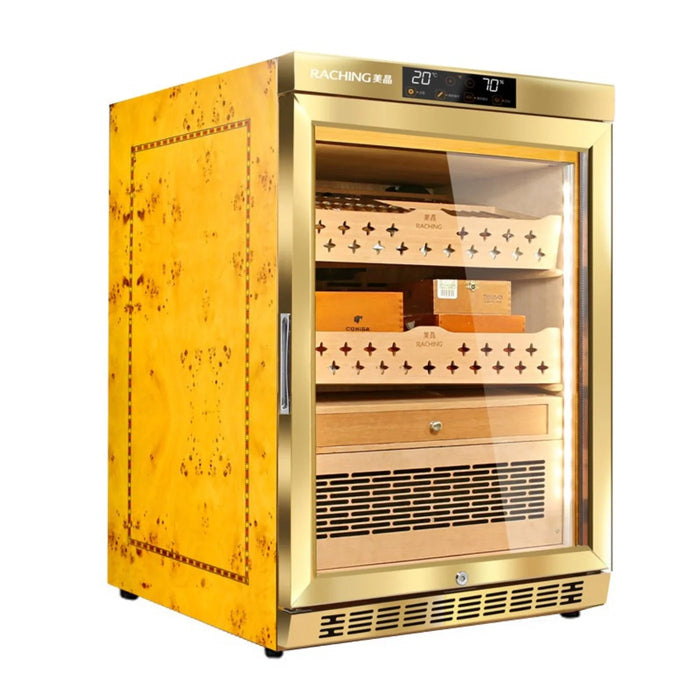 Raching MON800A Luxury Climate-Controlled Cigar Cabinet | 500-600 Capacity