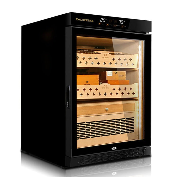 Raching MON800A Luxury Climate-Controlled Cigar Cabinet | 500-600 Capacity