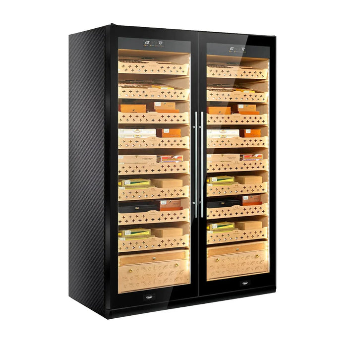 Raching SD800 Dual Zone Cigar Humidor Cabinet | 3000-3200 Capacity