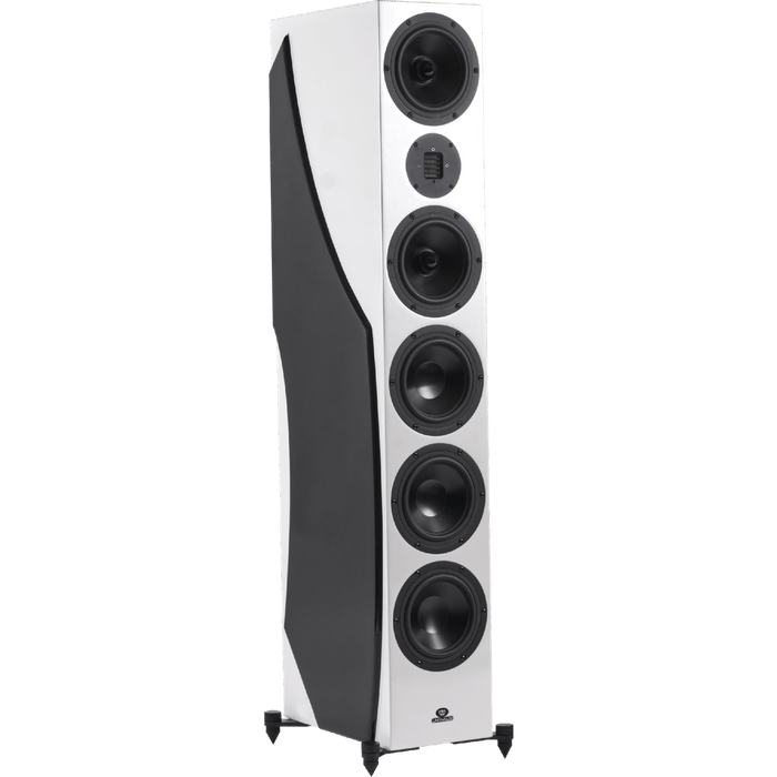 RBH Sound Powered Tower Speaker – Internal DSP Amplification, 6½" Aluminum Cone Drivers, AMT Tweeter, Satin Finish