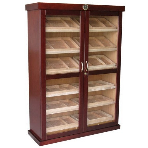 The Bermuda Large Display Cabinet Humidor by Prestige Import Group - 4000 Cigar ct