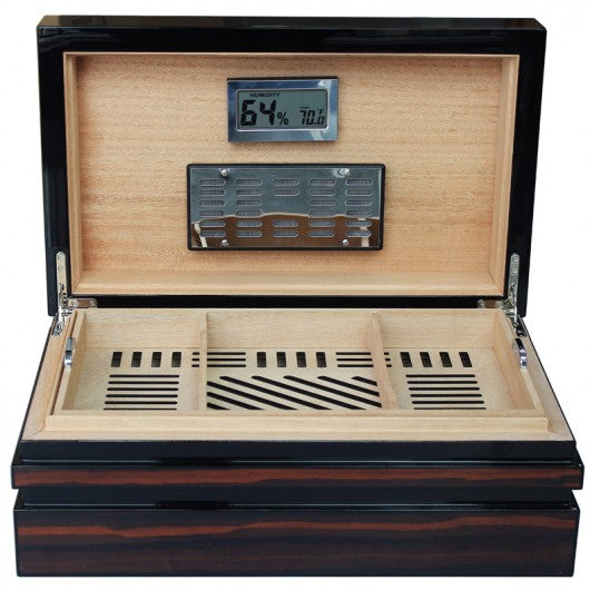 Prestige Import Group - The Bastion Bloc 120 Cigar Ct. Desktop Humidor