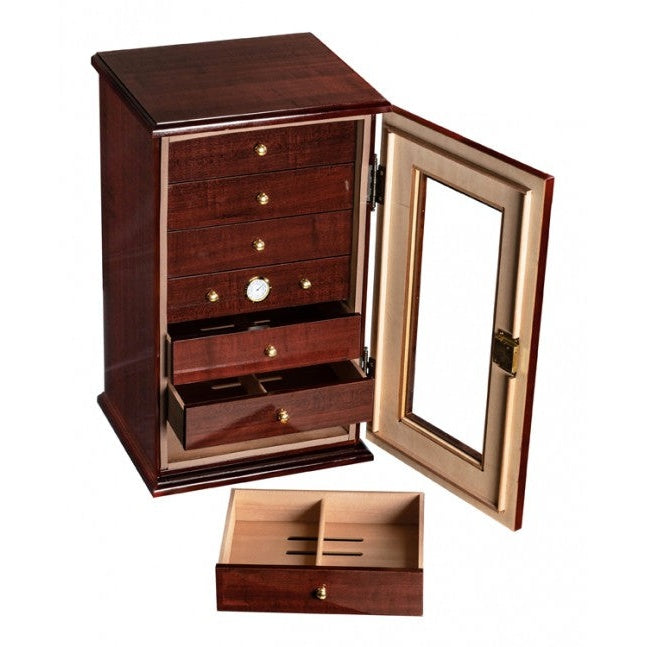 The Charleston Desktop Humidor by Prestige Import Group - 150 Cigar ct