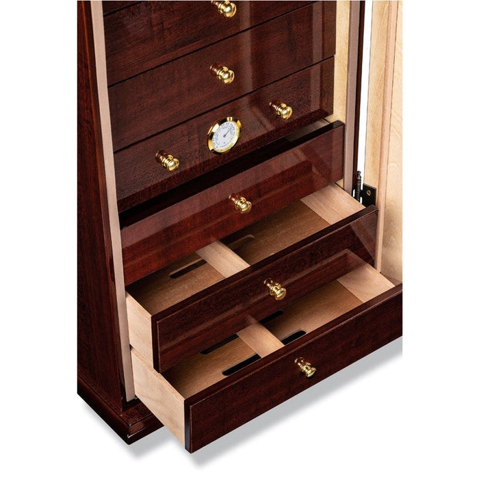 The Charleston Desktop Humidor by Prestige Import Group - 150 Cigar ct