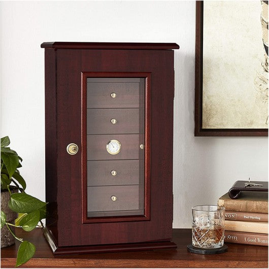 The Charleston Desktop Humidor by Prestige Import Group - 150 Cigar ct