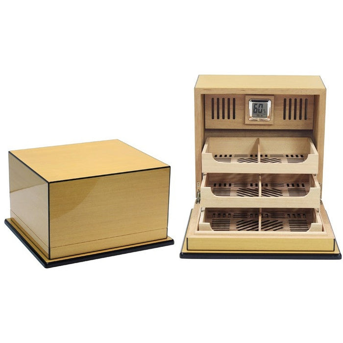 Prestige Import Group Elevate 150 Ct. Lacquer Humidor w/ Articulating Multi-Tier Tray System