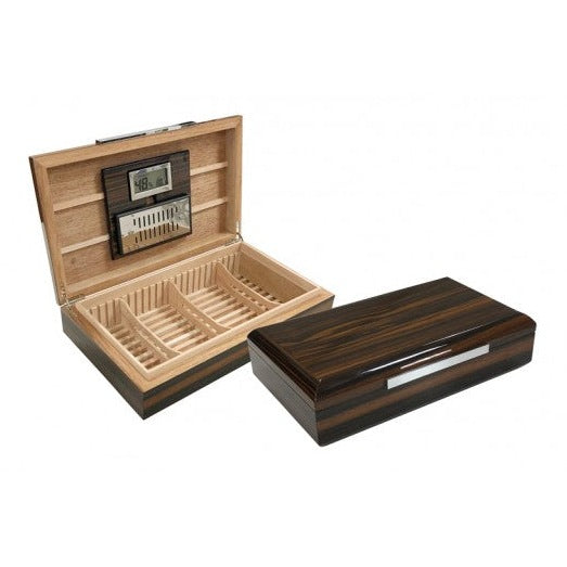 The Vanderbilt Lacquer Finish Humidor by Prestige Import Group - 120 Cigar ct