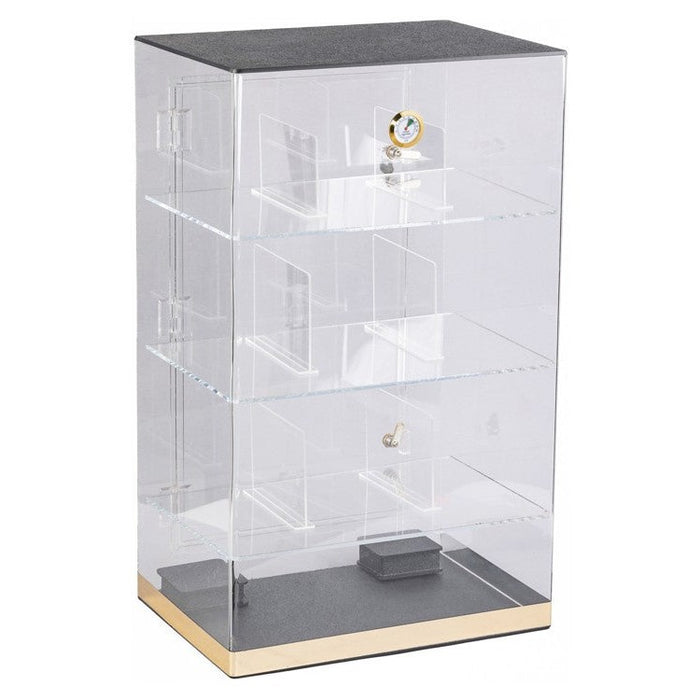 The Roosevelt Acrylic Display Humidor 9 Bins by Prestige Import Group - 250 Cigar ct