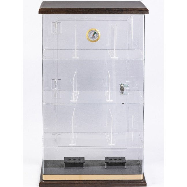 The Roosevelt Wood Acrylic Display Humidor by Prestige Import Group