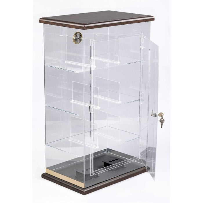 Prestige Import Group Roosevelt Wood Acrylic Display Humidor