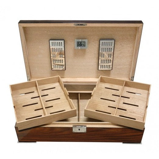 The Salvador Humidor in Brazilian Rosewood by Prestige Import Group - 250 Cigar ct