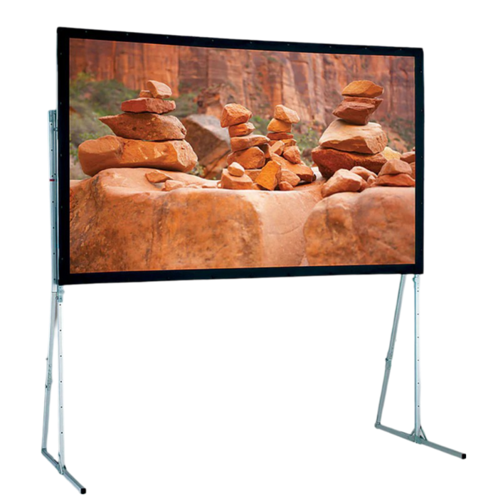 Draper Ultimate Folding Screen with Heavy-Duty Legs, 220", HDTV, Matt White XT1000VB