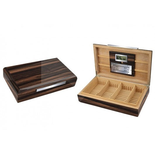 The Vanderbilt Lacquer Finish Humidor by Prestige Import Group - 120 Cigar ct